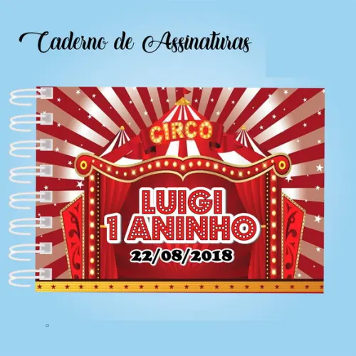 Caderno de Assinaturas Aniversário