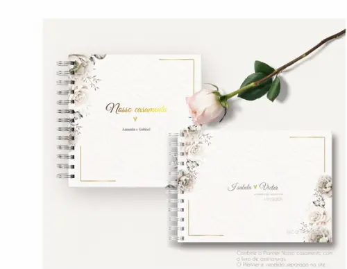 Caderno De Assinaturas Casamento