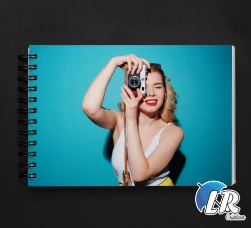 Caderno de Assinaturas com foto