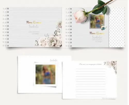 Caderno De Assinaturas Debutante