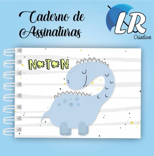 Caderno de Assinaturas Menino