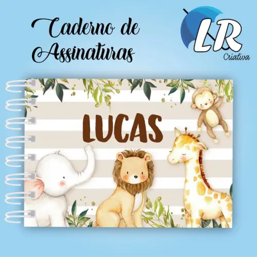 Caderno de Assinaturas Safari