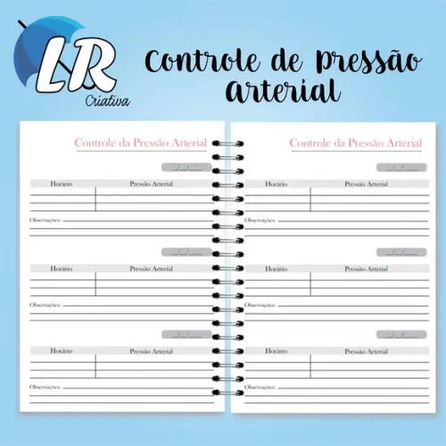Caderno De Controle De Pressão Arterial