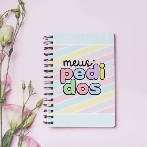 Caderno De Pedidos Candy Color