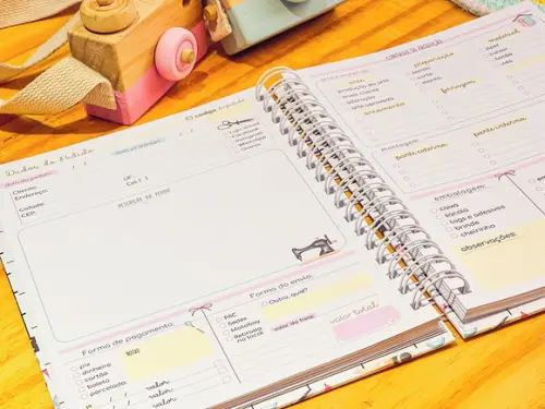 Caderno De Pedidos Costura Candy
