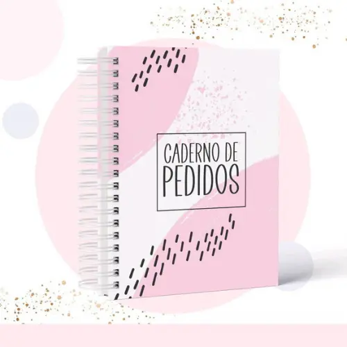 Caderno de pedidos Feminino e Masculino