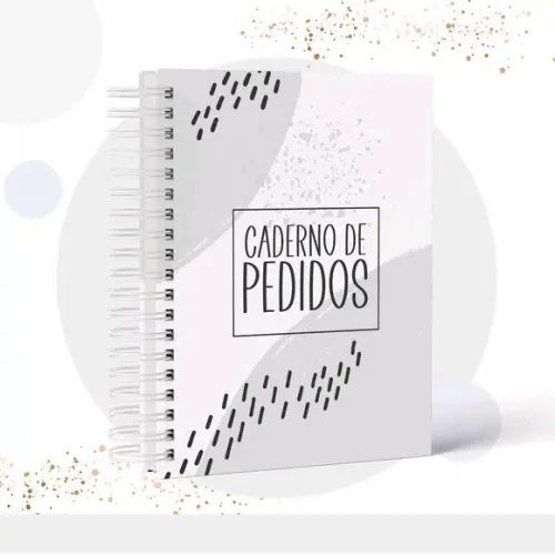 Caderno de pedidos Feminino e Masculino