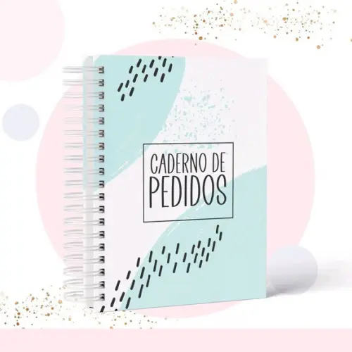 Caderno de pedidos Feminino e Masculino