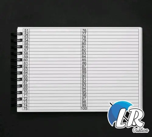 Caderno de rifas