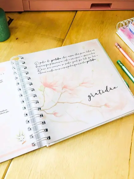 Caderno Gratidão horizontal