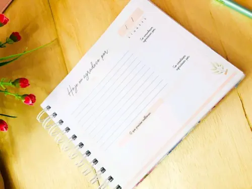 Caderno Gratidão horizontal