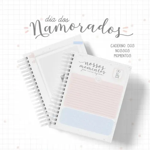 Caderno Nossos Momentos Dia dos Namorados