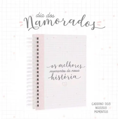 Caderno Nossos Momentos Dia dos Namorados