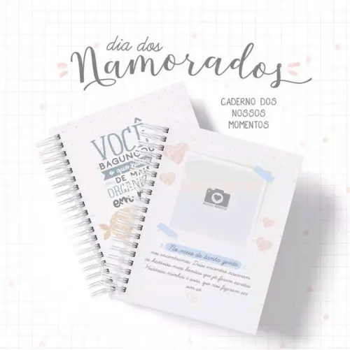 Caderno Nossos Momentos Dia dos Namorados