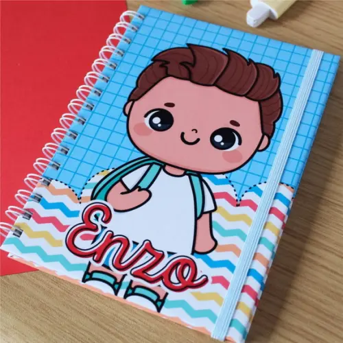 Caderno Pautado Escolar