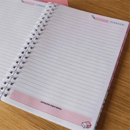 Caderno Pautado Escolar