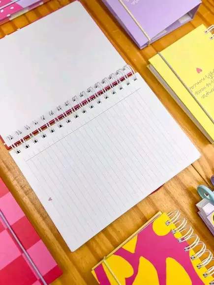 Caderno Pautado Personalizado com Foto Edição Dia das Mães