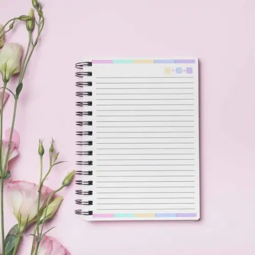 Caderno Pautado Versículo Fofo