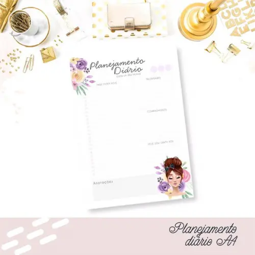 Caderno planejamento diário
