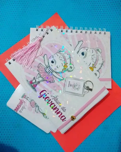 Combo Meu Álbum Primeiro do Bebê Mais Caderneta para Menino
