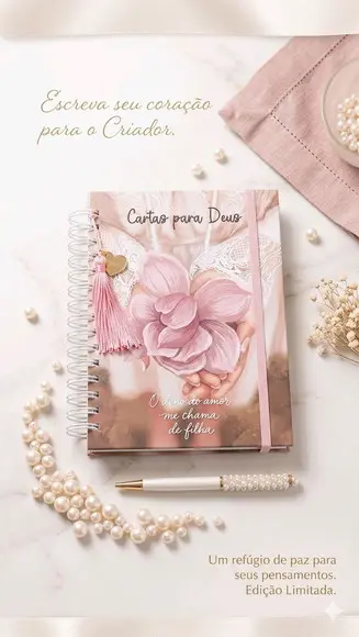 Devocional Cartas para Deus Capa Dura Personalizada