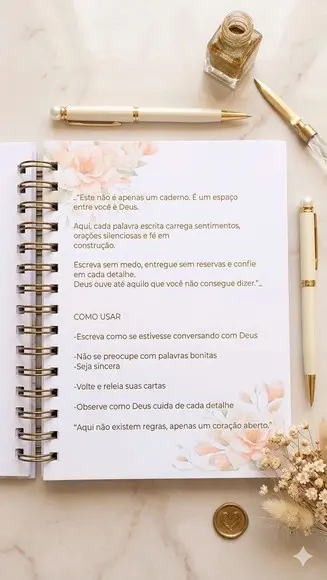 Devocional Cartas para Deus Capa Dura Personalizada