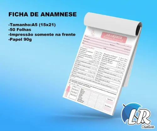 Ficha de Anamnese Estética corporal