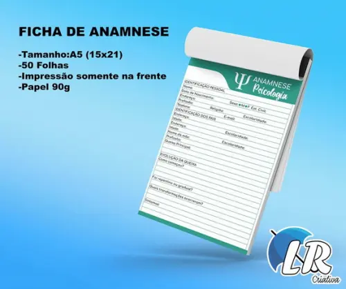 Ficha de Anamnese Psicologia