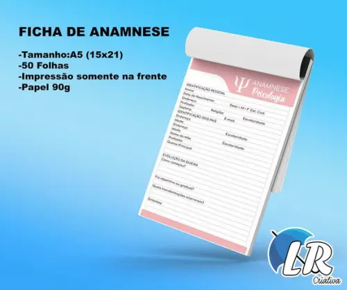 Ficha de Anamnese Psicologia