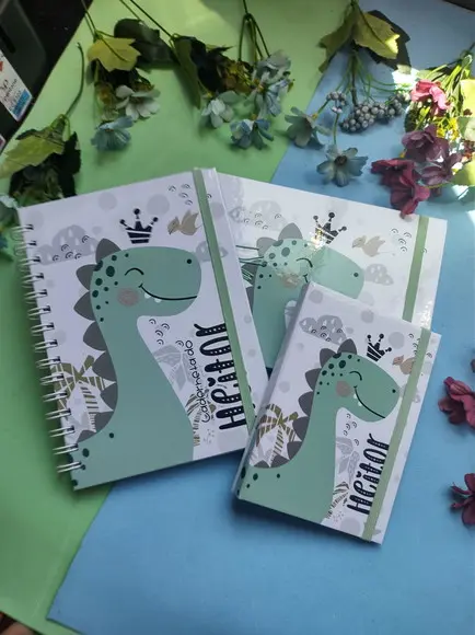 Kit Caderneta, Livro, Porta Documentos