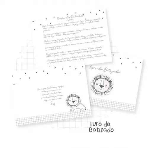 Livro de Batizado Ursinho