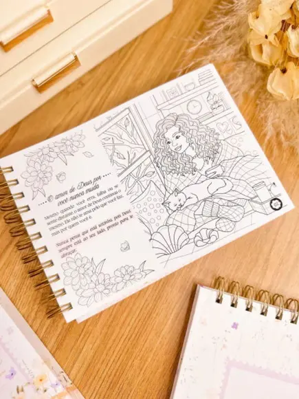 Livro de Colorir Cristão ou com Frases Motivacionais