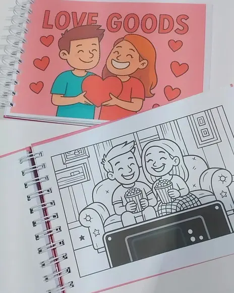Livro de Colorir Love Goods