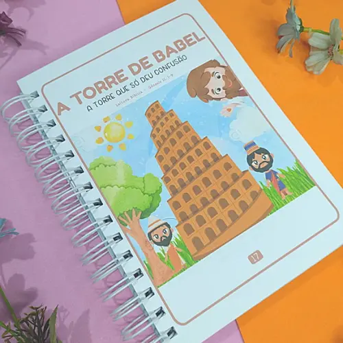 Livro de História da Bíblia Ilustrada Personalizada