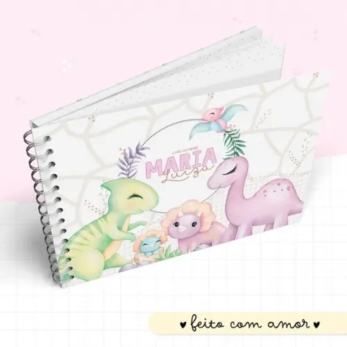 Livro do Bebê Dinossauro Menina