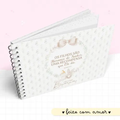 Livro do Bebê os Filhos São Herança do Senhor