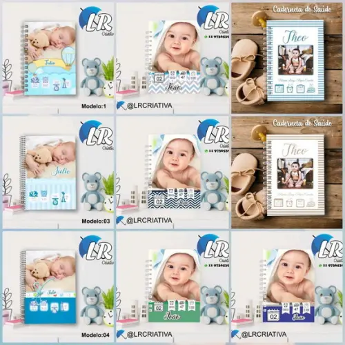 Livro do Bebê Menino com Foto