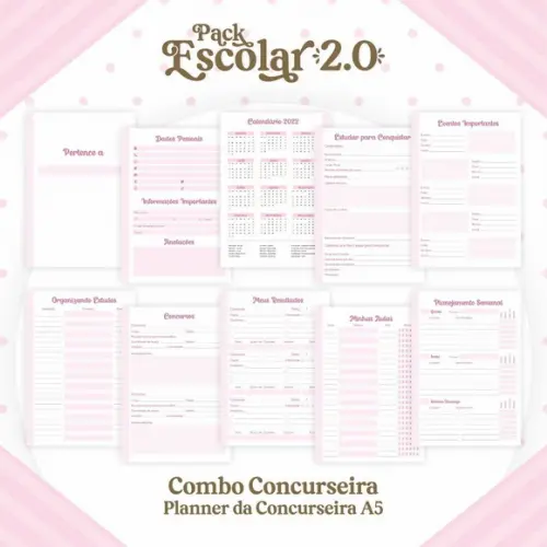 Planner da Concurseira