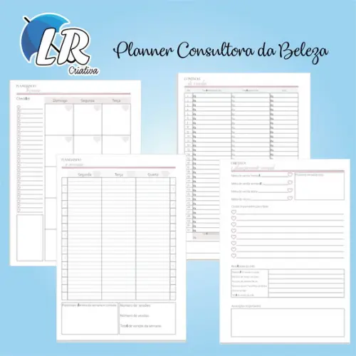 Planner da Consultora da Beleza permanente