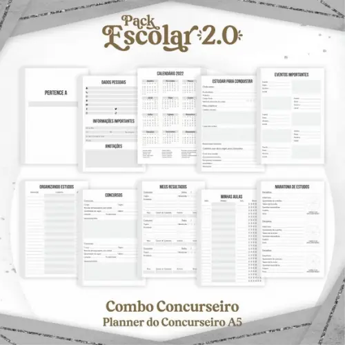 Planner do Concurseiro