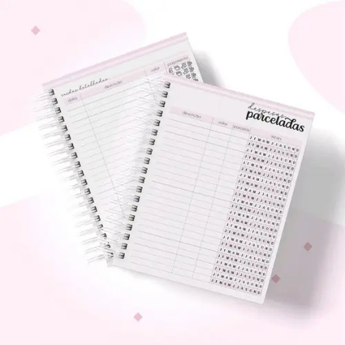 Planner financeiro para empresa Feminino