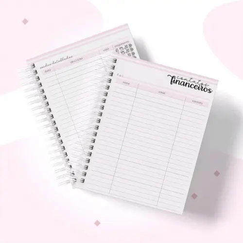 Planner financeiro para empresa Feminino