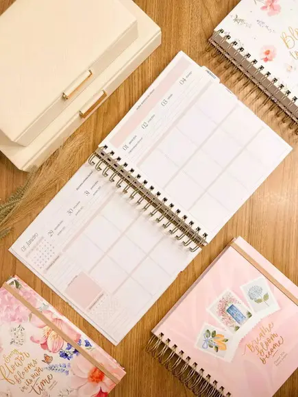 Planner Innerbloom 2026 com Aba nas Divisórias