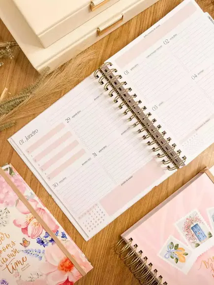Planner Innerbloom 2026 com Aba nas Divisórias