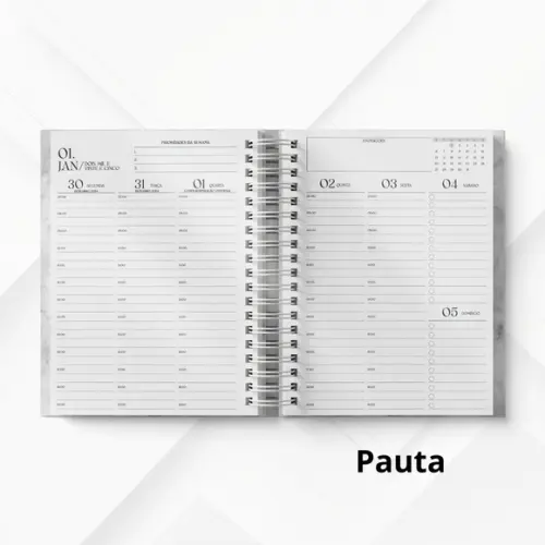 Planner Masculino 2026