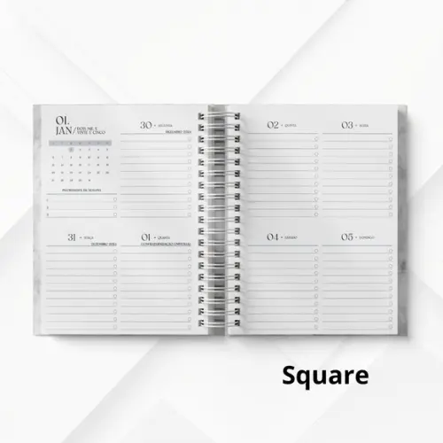 Planner Masculino 2026
