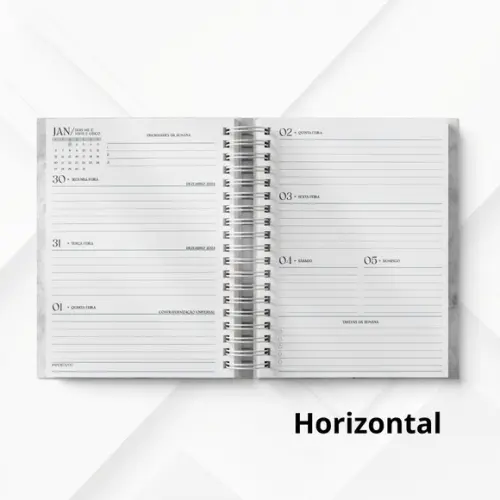 Planner Masculino 2026