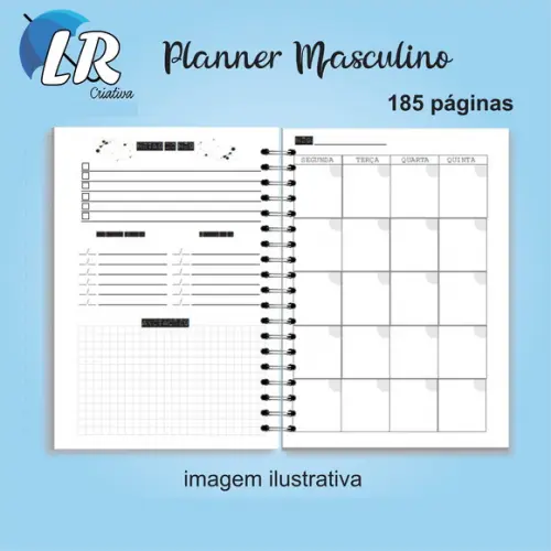 Planner Masculino Permanente