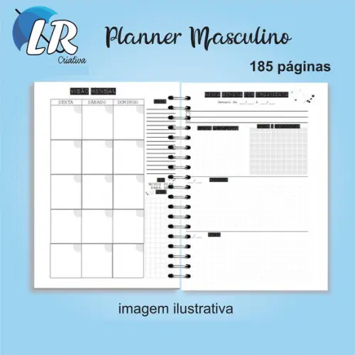 Planner Masculino Permanente