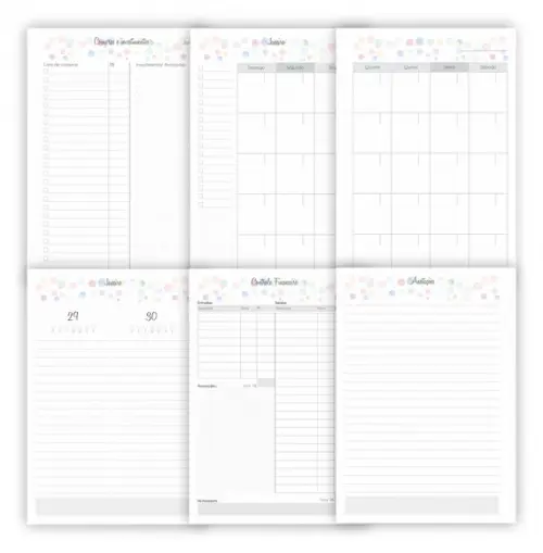 Planner permanente da Confeiteira